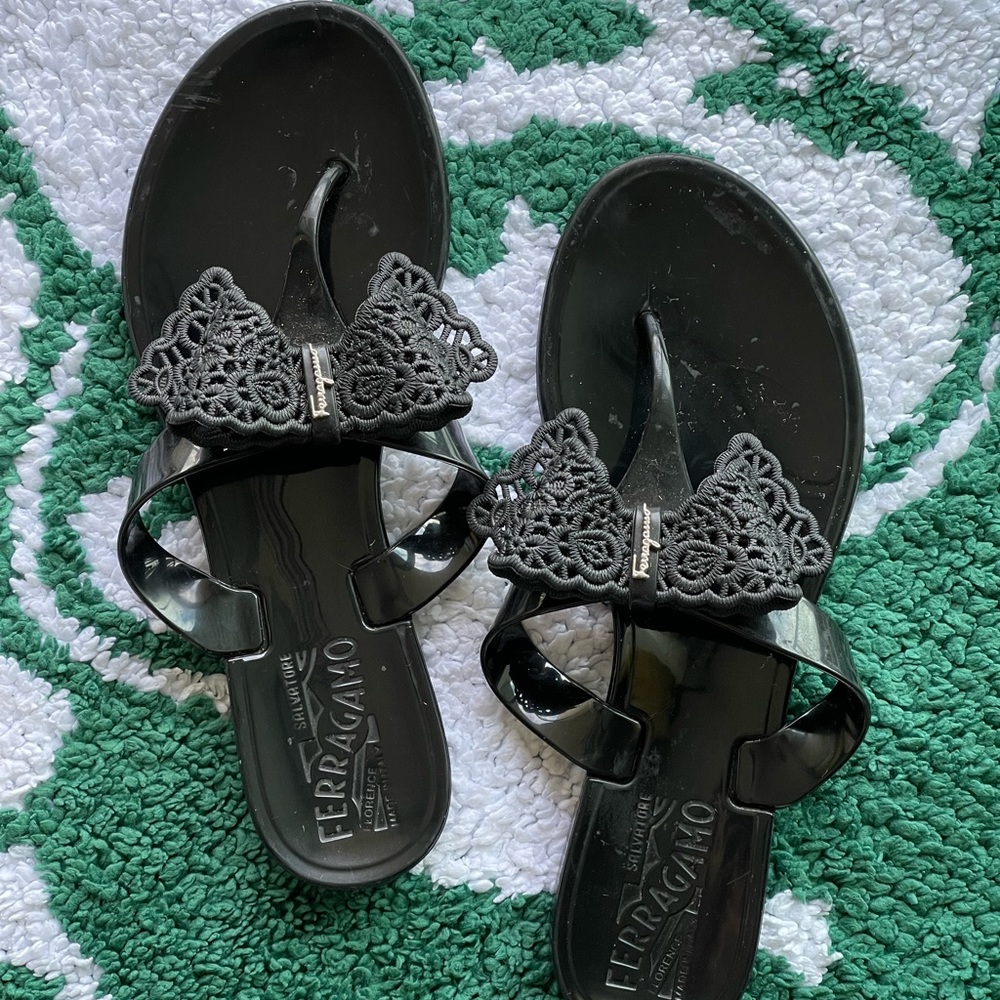 Ferragamo jelly sandals